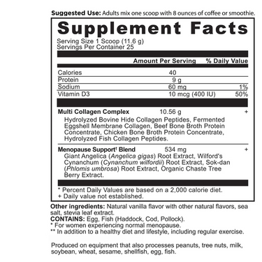 MENOPAUSE SUPPORT + COLLAGEN